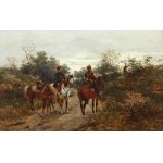 Ludwik Gędłek (1847 Kraków - 1904 Wiedeń), Patrol powstańczy z 1863 roku