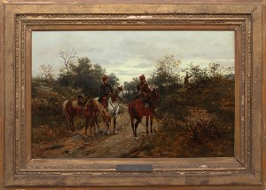 Ludwik Gędłek (1847 Kraków - 1904 Wiedeń), Patrol powstańczy z 1863 roku