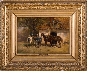 Heinrich Winter (1843 Frankfurt nad Menem - 1911 Kronberg w Taunus), Punkt opatrunkowy