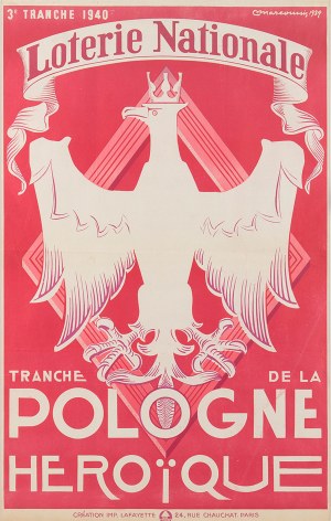 Louis Marcoussis (1878 Warszawa - 1941 Cusset), Tranche de la Pologne heroique, 1939