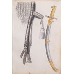 Apoloniusz Kędzierski (1861 Suchedniów - 1939 Warszawa), Dwa szkice broni i wyposażenia