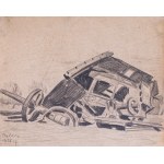 Stanisław Kamocki (1875 Warsaw - 1944 Zakopane), Two sketches, Dęblin 1917