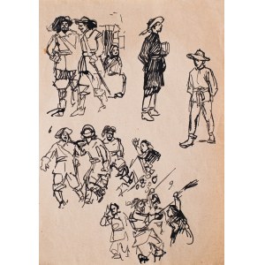 Ludwik Maciąg (1920 Krakov - 2007), Dva náčrty vojenstva a výzbroje