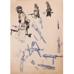 Ludwik Maciąg (1920 Krakov - 2007), Dva náčrty vojenstva a výzbroje