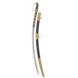 Saber of a mounted rifle officer, 18th/19th century.