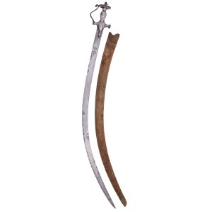 Persian-Indian talwar saber, 18th/19th century.