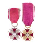 Crosses of Merit, gold and silver