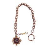 Patriotic devise with medallion "Faith, Hope, Love".