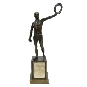 Olympische Figur mit Lorbeer, 1930er Jahre.