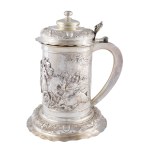 Tankard with battle scene, Breidenstein & Renaud, Frankfurt am Main, l. 1899-1920