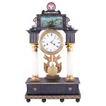 Mantel clock, Poland, 2nd half of 19th century.
