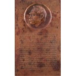 Poster with a portrait of Marshal Józef Piłsudski