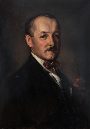 Józef Kidoń (1890 Rudzica-1968 Warszawa), Portret Wojciecha Korfantego, 1916