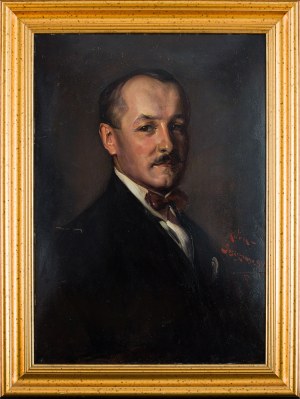 Józef Kidoń (1890 Rudzica-1968 Warszawa), Portret Wojciecha Korfantego, 1916