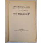 BARUCH Maksymilian - RÓD FUKIERÓW, Warsaw 1922
