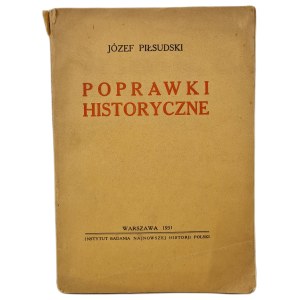 PIŁSUDSKI Jozef - HISTORICAL REVIEWS, Warsaw 1931.