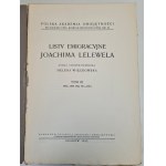 LELEWEL Joachim - EMIGRATION LETTERS Volume I-V, Krakow 1948-56.