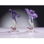 PAIR OF ART NOUVEAU VASES "CHERRY BLOSSOM"