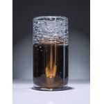 FRANTIŠEK VÍZNER (CZECH / BOHEMIAN 1936 - 2011) - METALLURGICAL VASE