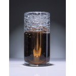 FRANTIŠEK VÍZNER (CZECH / BOHEMIAN 1936 - 2011) - METALLURGICAL VASE