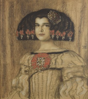 Franz von STUCK (1863-1928), Infantka - Portret córki artysty Mary