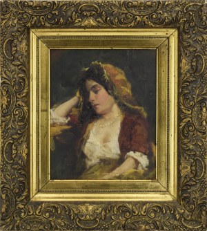 Kazimierz ALCHIMOWICZ (1840-1916), Kobieta w sennym letargu