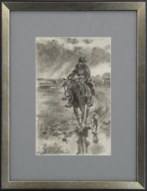 Zygmunt JÓZEFCZYK (1881-1966), Jeździec na koniu