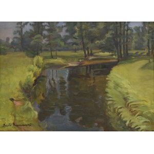 Błażej IWANOWSKI (1889-1966), Pejzaż z rzeką
