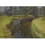 Błażej IWANOWSKI (1889-1966), Pejzaż z rzeką