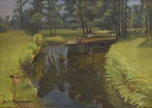 Błażej IWANOWSKI (1889-1966), Pejzaż z rzeką