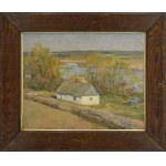 Wacław DOBROWOLSKI (1890-1969), Chata nad rzeką, 1919 (?)