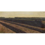 Piotr STACHIEWICZ (1858-1938) - attributed, Landscape with fields