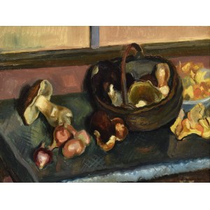 Leon WEISSBERG (1894-1943), Still life with mushrooms