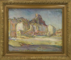 Kasper POCHWALSKI (1899-1971), Ruiny [Kazimierz Dolny?], 1944