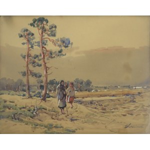Stanisław GIBIŃSKI (1882-1971), Les femmes dans les champs