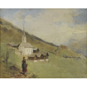 Mathias SCHMID (1835-1923), Dziewczyna na drodze
