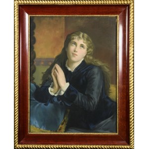 Władysław BAKAŁOWICZ (1833-1903), Prayer, 1882?