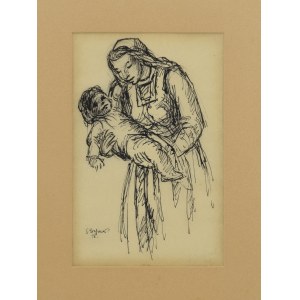 Artiste non spécifié, 20e siècle, Mère et enfant