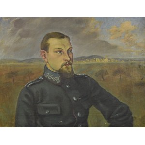 Franciszek PROCHASKA (1891-1972), Portrait d'un légionnaire - Jan Zaręba, 1917