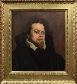 Juliusz ZUBER (1861-1910), Portret mężczyzny