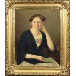 Walery Eljasz-RADZIKOWSKI (1841-1905), Portret żony artysty