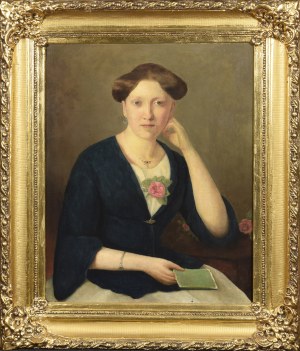 Walery Eljasz-RADZIKOWSKI (1841-1905), Portret żony artysty