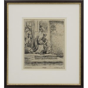 Rembrandt van RIJN (1606-1669) - według, Syn marnotrawny - odbitka z XX w.