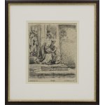 Rembrandt van RIJN (1606-1669) - według, Syn marnotrawny - odbitka z XX w.