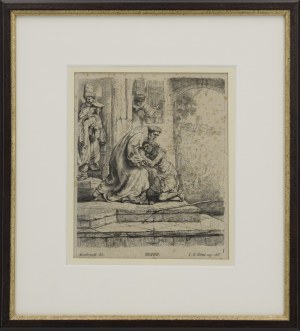 Rembrandt van RIJN (1606-1669) - według, Syn marnotrawny - odbitka z XX w.