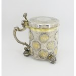 Daniel STAHLENBRECHER (1683-1710), Baroque tankard with coins