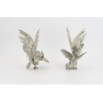 Table decoration - a pair of roosters