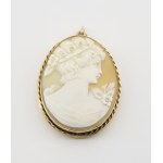 Brooch - pendant with cameo