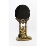 Mirror with the figure of a woman in the Art Nouveau style