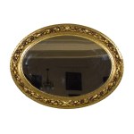 Wall mirror, oval